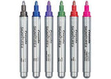 Crayola Metallic Outline Markers Coloured Pack of 6