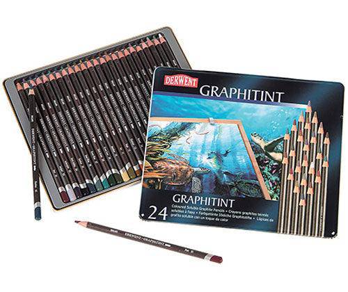 Derwent Graphitint Pencils Assorted Pack of 24 - Zart