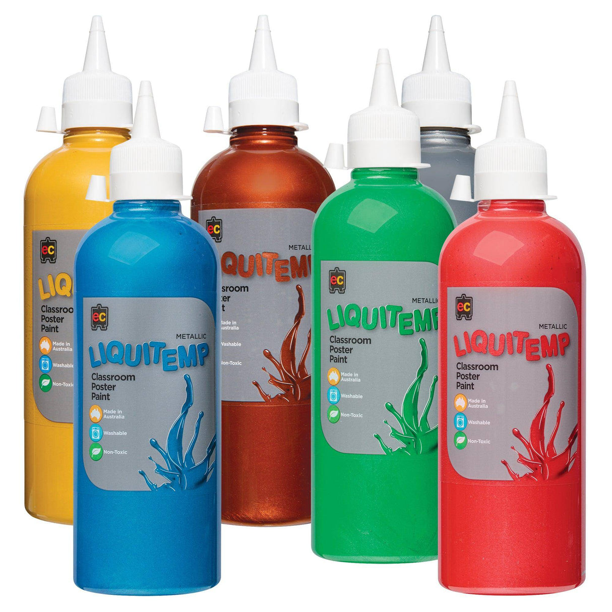 EC Liquitemp Metallic Paint 500mL Bottles