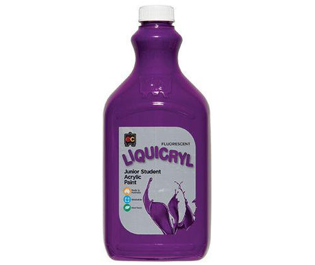 EC Liquicryl Fluorescent Acrylic Paint 2L Bottles