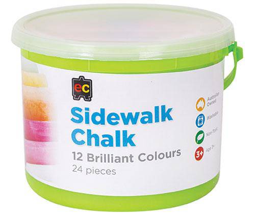 EC Sidewalk Coloured Chalk