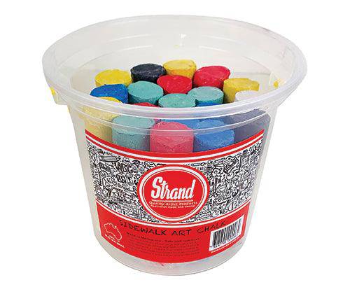 Strand Sidewalk Art Chalk Coloured Pack of 20