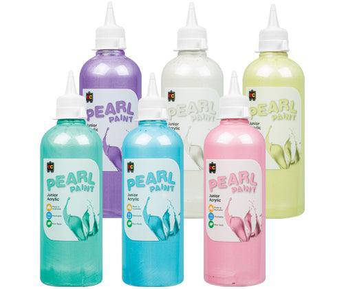 Pearl Paint 500mL Assorted Pack of 6