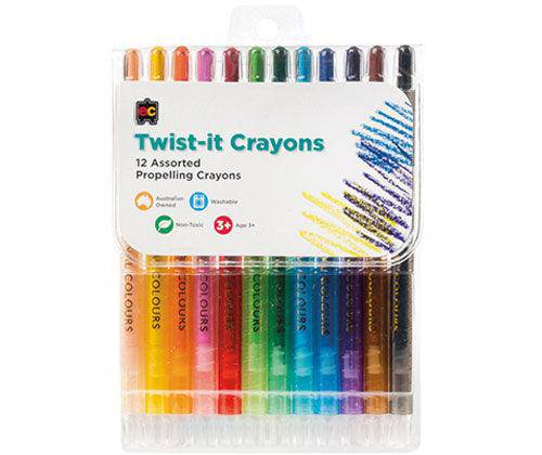 EC Twist-It Coloured Crayons