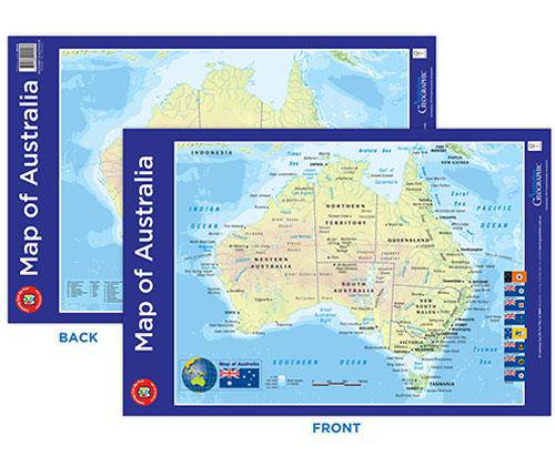 Map of Australia Poster