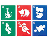 EC Stencils Australian Animals Set 1 Pack of 6