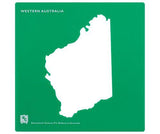 Stencil Set Australia and State Maps Pack of 8