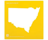 Stencil Set Australia and State Maps Pack of 8