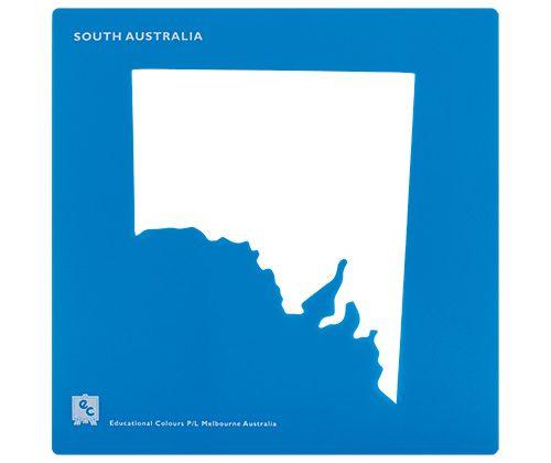 Stencil Set Australia and State Maps Pack of 8