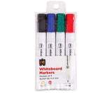 EC Whiteboard Markers Thick Coloured Pack of 4