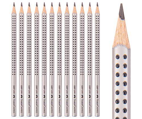 Faber-CastellGrip 2001 Triangular Graphite Pencils Pack of 12