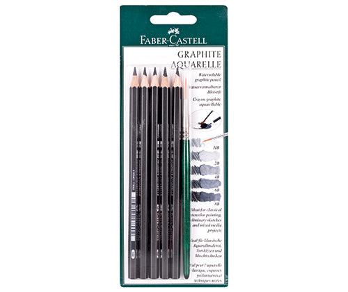 Faber-Castell Graphite Aquarelle Pencils Pack of 5