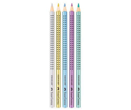 Faber-Castell Colour Grip Metallic Pencils Pack of 72