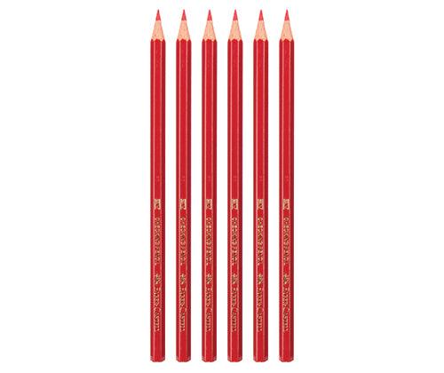 Faber-Castell Red Checking Pencil Pack of 6