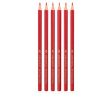 Faber-Castell Red Checking Pencil Pack of 6