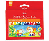 Faber-Castell Jumbo Wax Crayons Set of 12 - Zart