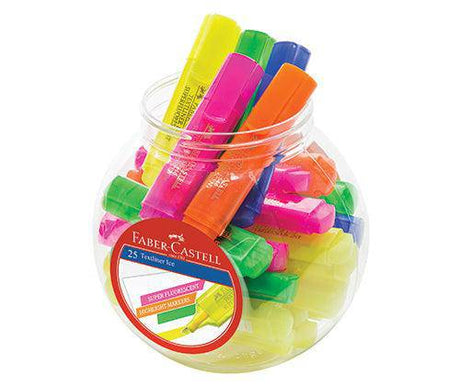 Faber-Castell Textliner Highlighters Ice Markers Pack of 25