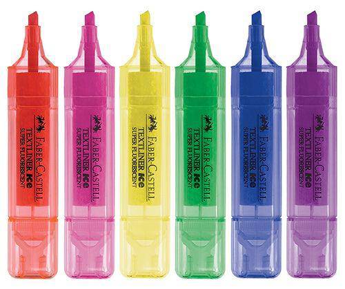 Faber-Castell Textliner Highlighters Ice Markers Pack of 6