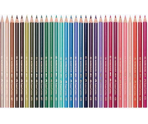 Faber-Castell Watercolour Pencils Sketch Tin Assorted Pack of 60