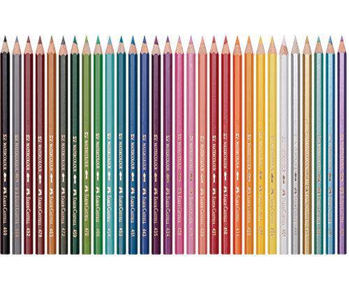 Faber-Castell Watercolour Pencils Sketch Tin Assorted Pack of 60