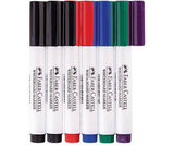 Faber-Castell Connector Whiteboard Markers Coloured Pack of 24