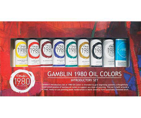 Gamblin 1980 Oil Colors Intro Set - Zart