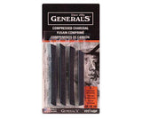 General's Compressed Charcoal Assorted Pack of 4 - Zart