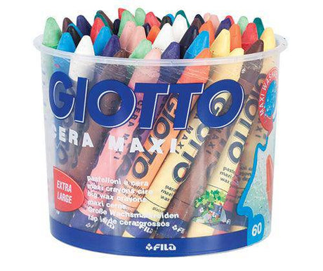 Giotto Wax Crayons Maxi Pack of 60 - Zart