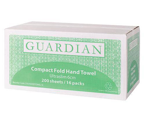 Guardian Paper Hand Towel 16 Packs of 200 Sheets