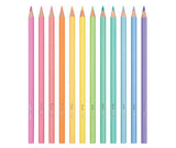 Jasart Pastel Pencils Pack of 12