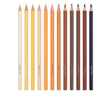 Jasart Skin Tones Pencils Pack of 12