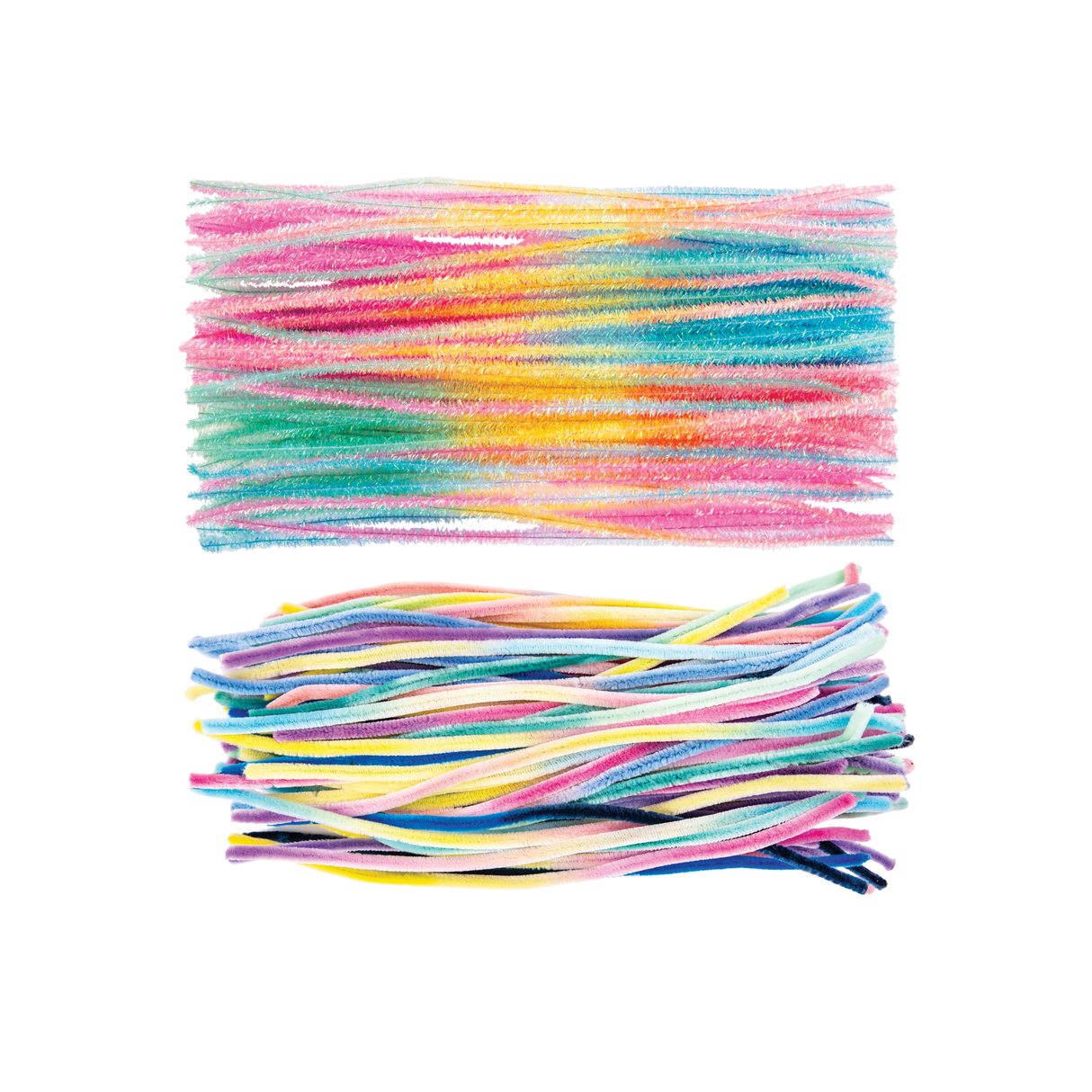 Rainbow and Ombre Chenille Stem Value Pack