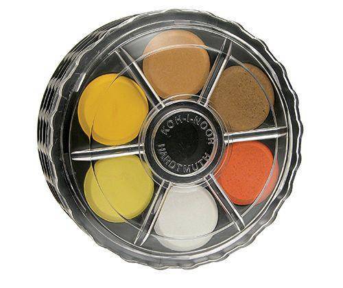 Koh-I-Noor Watercolour Paint Discs - Zart