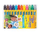 Textile Markers Coloured Pack of 12