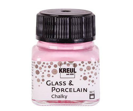 Kreul Glass and Porcelain Paint Chalky 20mL Set of 6