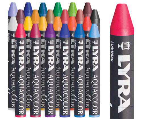 Lyra Aquacolor Coloured Crayons