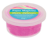 Paper Magiclay 240g Neon Colours 12 Canisters