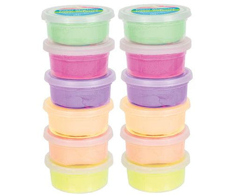 Paper Magiclay 240g Neon Colours 12 Canisters