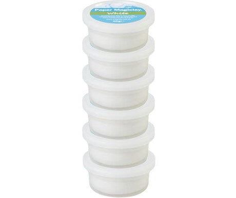 Paper Magiclay 240g White 6 Canisters