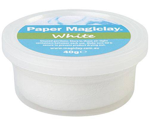 Paper Magiclay 240g White 6 Canisters