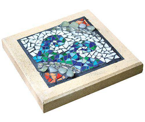 Glass Coloured Mosaic Tiles 25x25mm 1kg