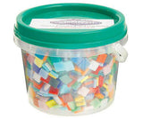 Glass Coloured Mosaic Tiles Mini 10x10mm 1kg