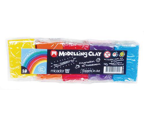 Micador SuperModelling Clay Pack of 10