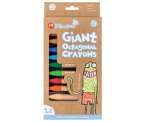 Micador Giant Crayons Pack of 12