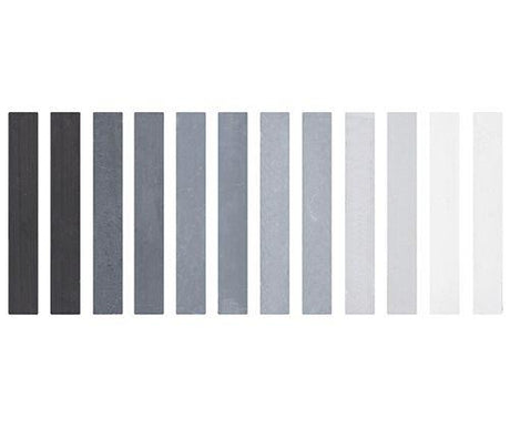 Soft Pastels Greys Pack of 12