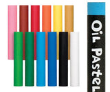 Micador Oil Pastels Standard Coloured Pack of 12