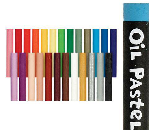 Micador Oil Pastels Standard Coloured Pack of 25