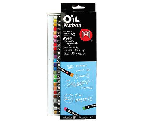 Micador Oil Pastels Standard Coloured Pack of 25