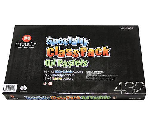 Micador Specialty Oil Pastels Coloured Classpack of 432