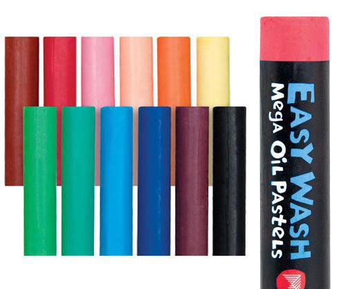 Oil Pastels Easy Wash Watersoluble Pack of 12